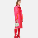 Wallis Trench Coat Red / Fuchsia