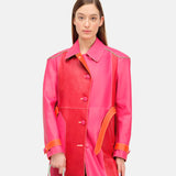 Wallis Trench Coat Red / Fuchsia