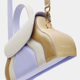 Marieta Padded White / Purple / Gold