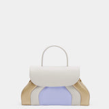 Marieta Padded White / Purple / Gold