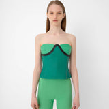 Cleo Bustier Emerald / Green