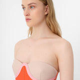 Cleo Bustier Orange / Pink